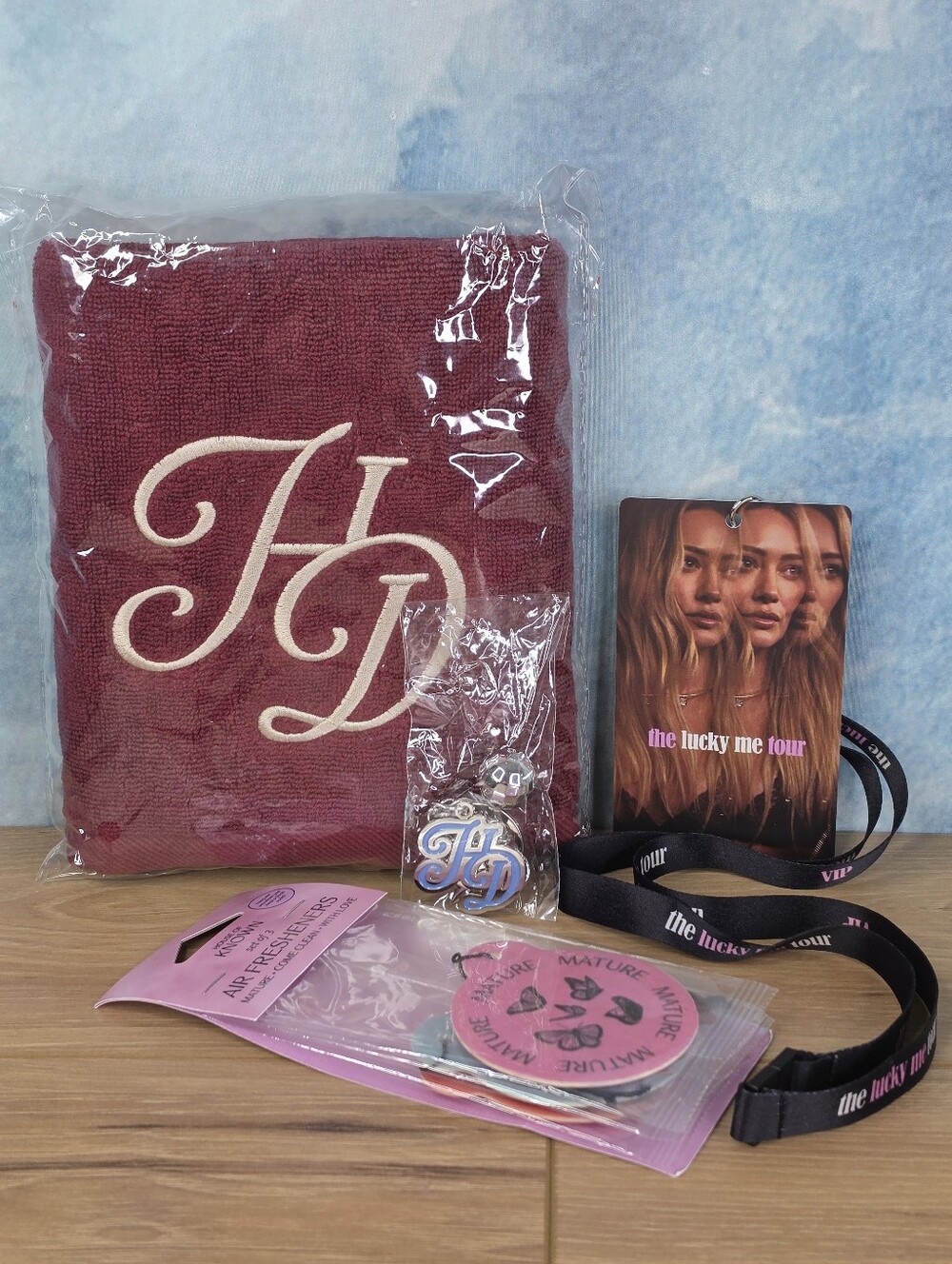 Hilary Duff Lucky Me Tour VIP Concert Merch